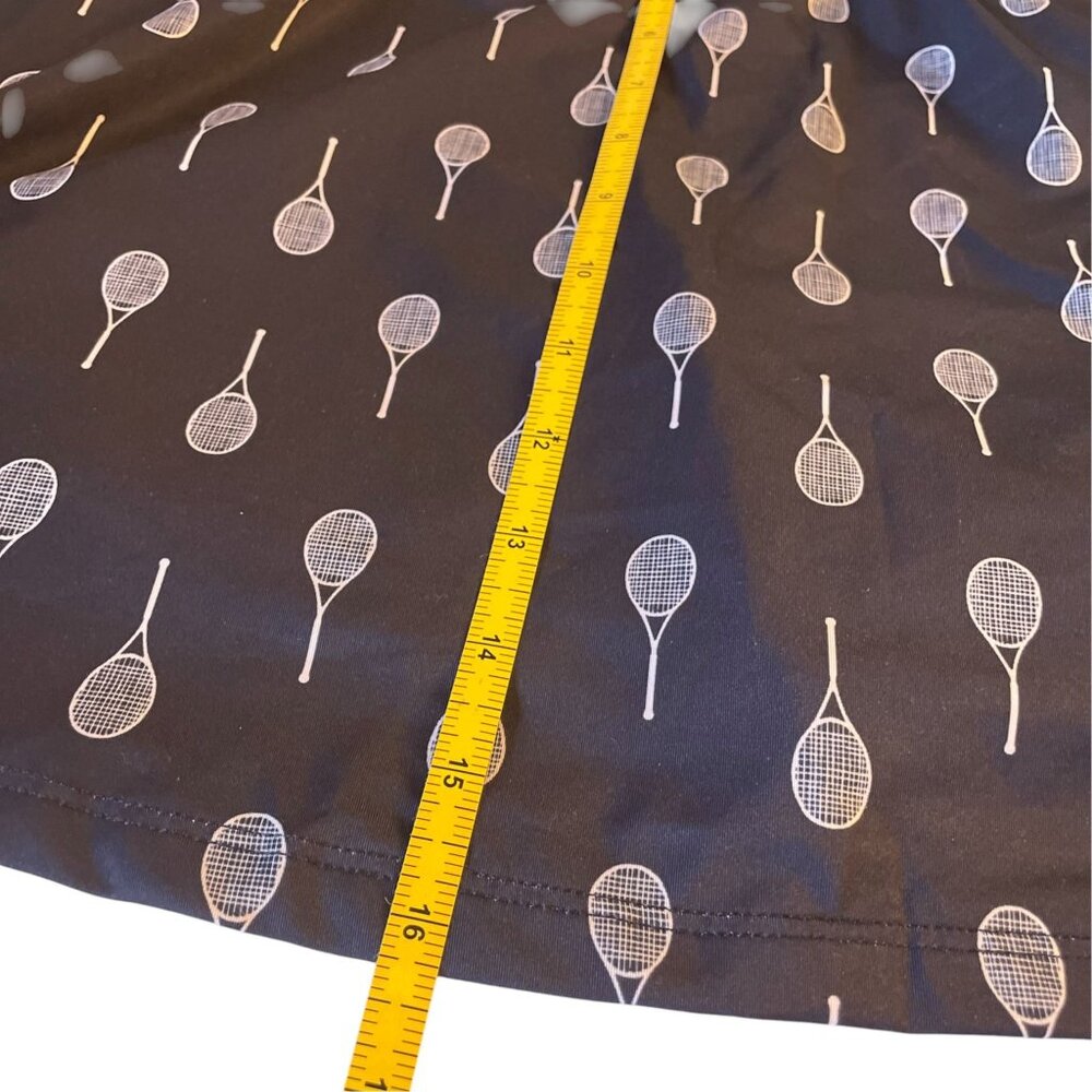 Prince Tennis Skort Navy with Racket Print SZ XL - Picture 4 of 7
